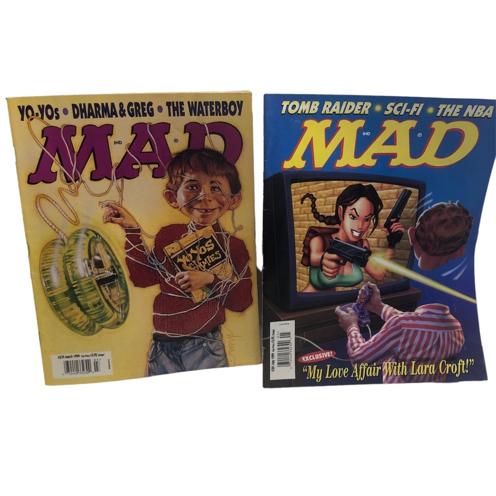 Vintage Mad Magazines March & May 1999